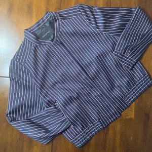 Banana Republic Red and Navy Jacket